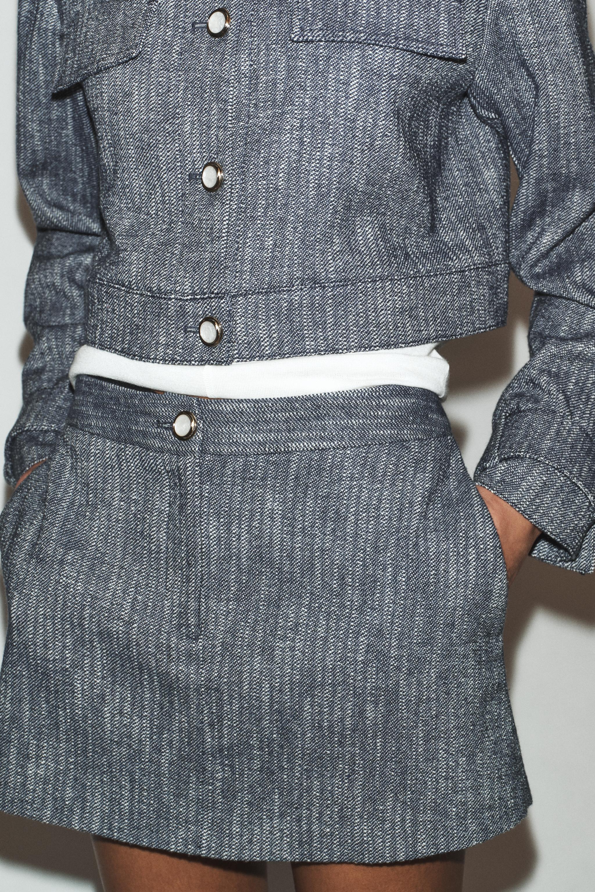 JUPE-PANTALON STRUCTURÉE